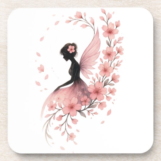 Dessous-de-verre Hada Rosa con Flores de Sakura (Devant)