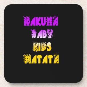Dessous-de-verre Hakuna Matata Baby and Kids Art Imprimer