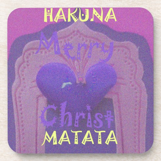 Dessous-de-verre Hakuna Matata Merry Christmas Love Design.jpg (Devant)