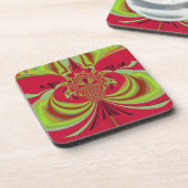 Dessous-de-verre Hakuna Matata red yellow design (Côté gauche)