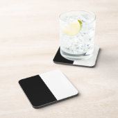 Dessous-de-verre half white half black, half black half white (Côté Droit)