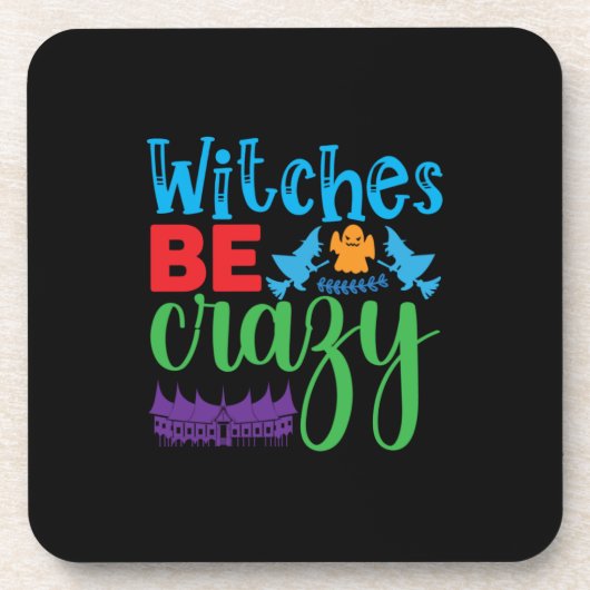 Dessous-de-verre Halloween Be Crazy (Devant)
