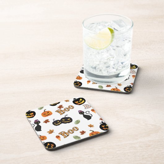 Dessous-de-verre Halloween Cat Boo (Côté Droit)