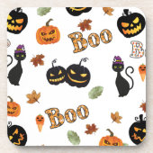 Dessous-de-verre Halloween Cat Boo (Devant)
