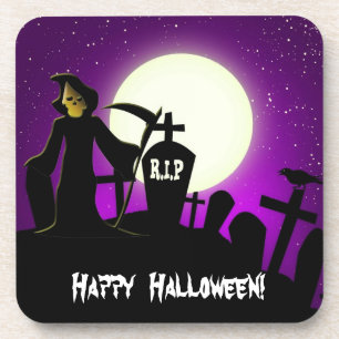 Dessous-de-verre Halloween effrayant