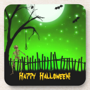 Dessous-de-verre Halloween effrayant