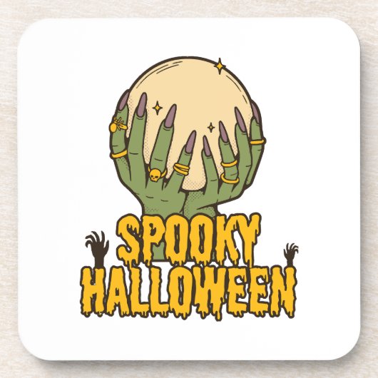 Dessous-de-verre halloween effrayant (Devant)