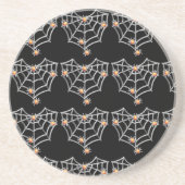 Dessous de verre Halloween Spiderweb (Noir) (Devant)