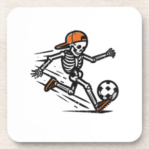 Dessous-de-verre Halloween Squelette Football Costume de football H