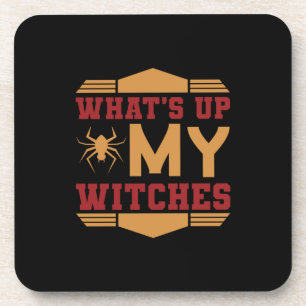 Dessous-de-verre Halloween What up My Witches