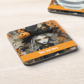 Dessous-de-verre Halloween Witch (Côté gauche)