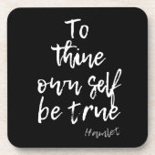 DESSOUS-DE-VERRE HAMLET SHAKESPEARE VRAI À AUTO CITER (Devant)