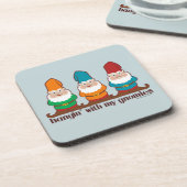 Dessous-de-verre Hangin avec mon Gnomies (Côté gauche)