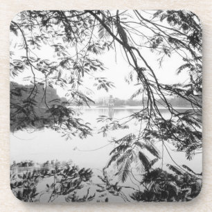 Dessous-de-verre Hanoi Vietnam, vue sur le lac Hoan Kiem