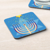 Dessous-de-verre hanoukka menorah (Côté gauche)