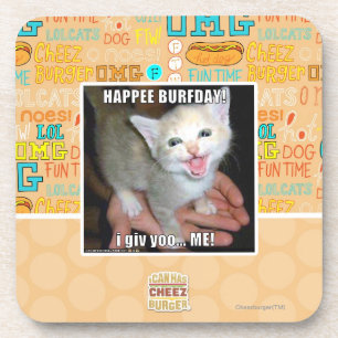 DESSOUS-DE-VERRE HAPPEE BURFDAY !