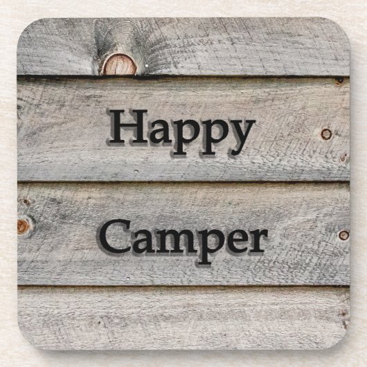 Dessous-de-verre Happy Camper (Devant)