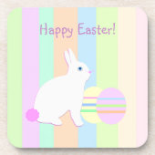 Dessous-de-verre Happy Easter Bunny and Eggs (Devant)