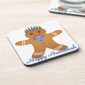 Dessous-de-verre Happy Hanoukka Gingerbread Man Menorah (Côté gauche)