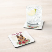 Dessous-de-verre Happy New Year 2026 Dog Theme Coasters (Côté Droit)