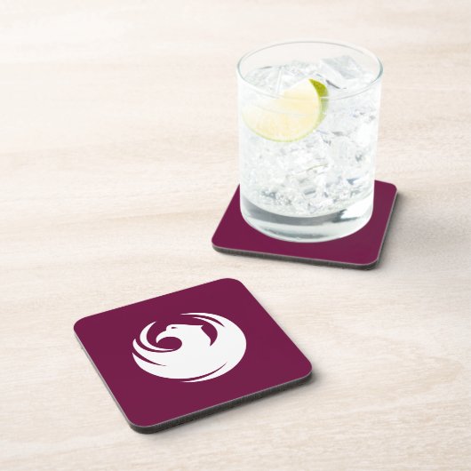 Dessous-de-verre Hard plastic coaster with flag of Phoenix City (Côté Droit)