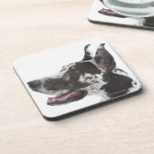 Dessous-de-verre Harlequin great dane (Côté gauche)