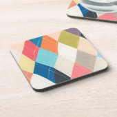 Dessous-de-verre Harlequin Hopscotch - Motif Jacquard (Côté gauche)