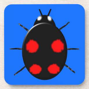 Dessous de verre Harlequin Ladybird Cork