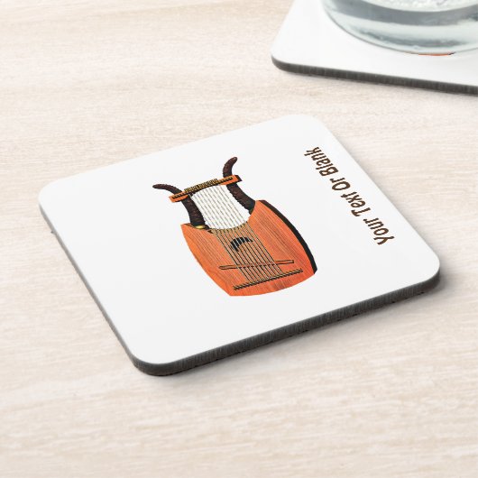 Dessous-de-verre Harpe du roi David (Côté gauche)