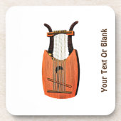 Dessous-de-verre Harpe du roi David (Devant)