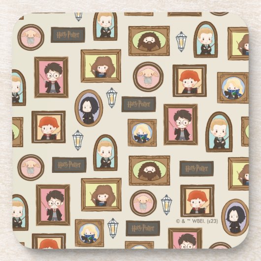 Dessous-de-verre HARRY POTTER™ Chibi Image Frame Motif (Devant)
