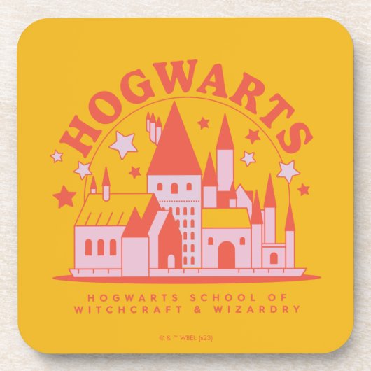 Dessous-de-verre HARRY POTTER™ | Cute HOGWARTS™ School (Devant)