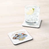 Dessous-de-verre HARRY POTTER™, Hermione & Ron Fly Over HOGWARTS™ (Côté Droit)