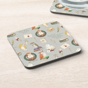 Dessous-de-verre HARRY POTTER™ Motif de lettre de hibou