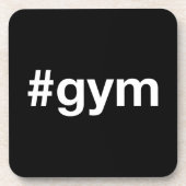 Dessous-de-verre Hashtag GYM (Devant)