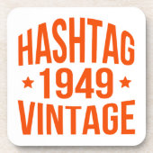 Dessous-de-verre Hashtag Vintage 1949 (Devant)