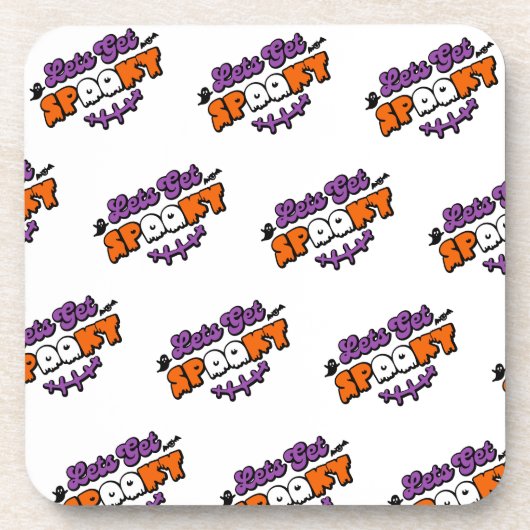 Dessous-de-verre Hauntings d'Halloween Enchantés Soyons Éffrayants (Devant)