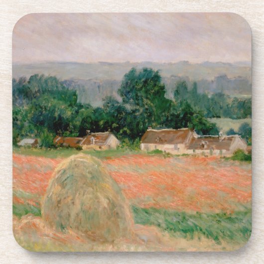 Dessous-de-verre Haystack à Giverny - Claude Monet - 1886 (Devant)