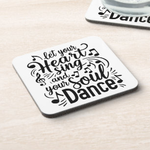 Dessous de verre Heart Sing