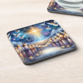 Dessous-de-verre Heavenly Choir Under Star of Bethlehem (Côté gauche)