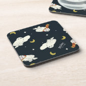 Dessous-de-verre Hedwig Nighttime Moonlight Pattern (Côté gauche)