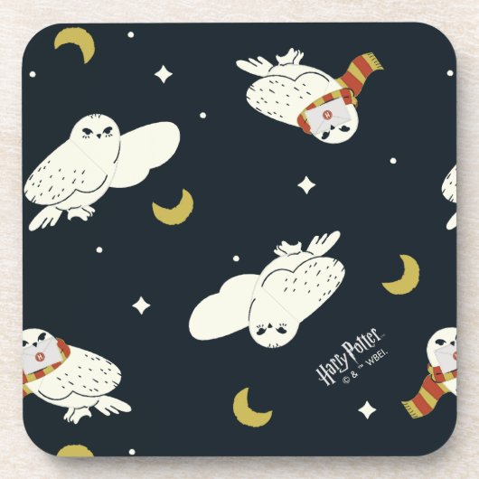 Dessous-de-verre Hedwig Nighttime Moonlight Pattern (Devant)