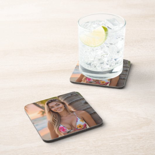 Dessous-de-verre Helena's Shoreline Escape Plastic (Côté Droit)