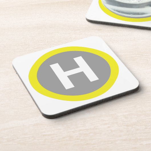 Dessous-de-verre Helipad Sign (Côté gauche)