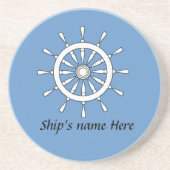 Dessous de verre - Helm with Ship Name (v.2) (Devant)