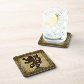 Dessous-de-verre Heraldic Rampant Lion Custom (Côté Droit)