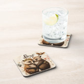 Dessous-de-verre hérisson amoureux (Côté Droit)