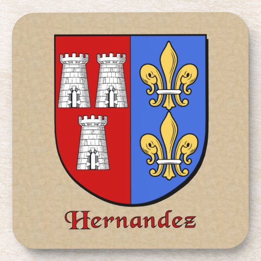 Dessous-de-verre Hernandez Family Shield (Devant)