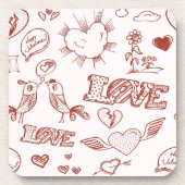 Dessous-de-verre Heureuse Sainte-Valentin (Devant)