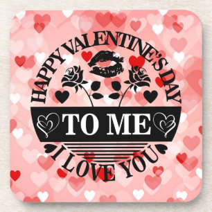 Dessous-de-verre Heureuse Sainte-Valentin À Moi Je T'Aime-58771